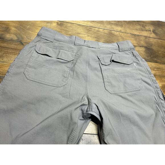 Duluth Trading Pants Men 36x32 Brown Cargo Flex Dry On The Fly - Picture 7 of 10